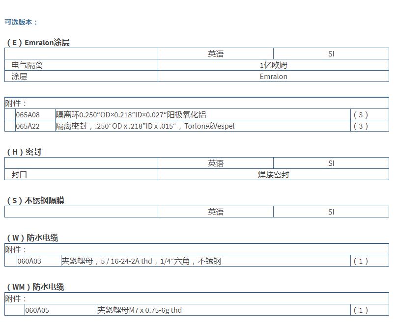 美***PCB高頻ICP?壓力傳感器113B28參數